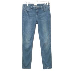 𝅺GIORDANO low rise skinny tapered light wash jeans 27